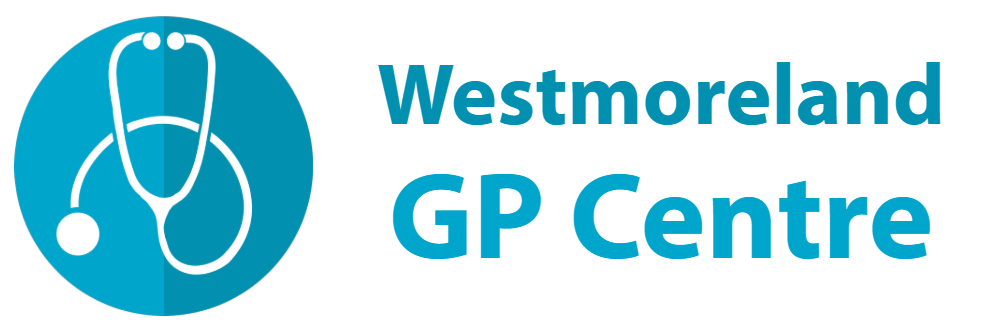 The logo for Westmoreland GP Centre  